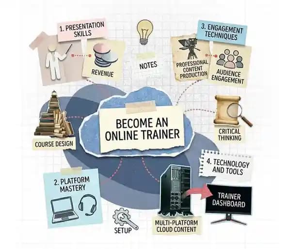 Technology training illustration for trainer recruitment